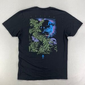 Sullen Art Co T-Shirt Mens XL Black Panther Big Cat Graphic Tee‎ Streetwear Y2K